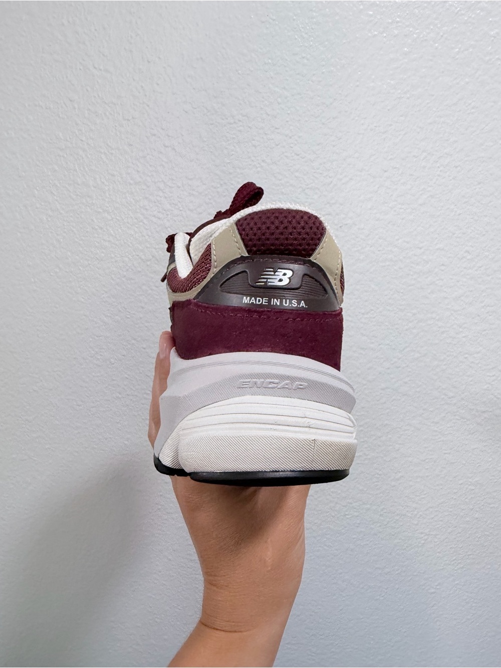 New Balance 990 teddy Santis Maroon - Picture 3 of 11